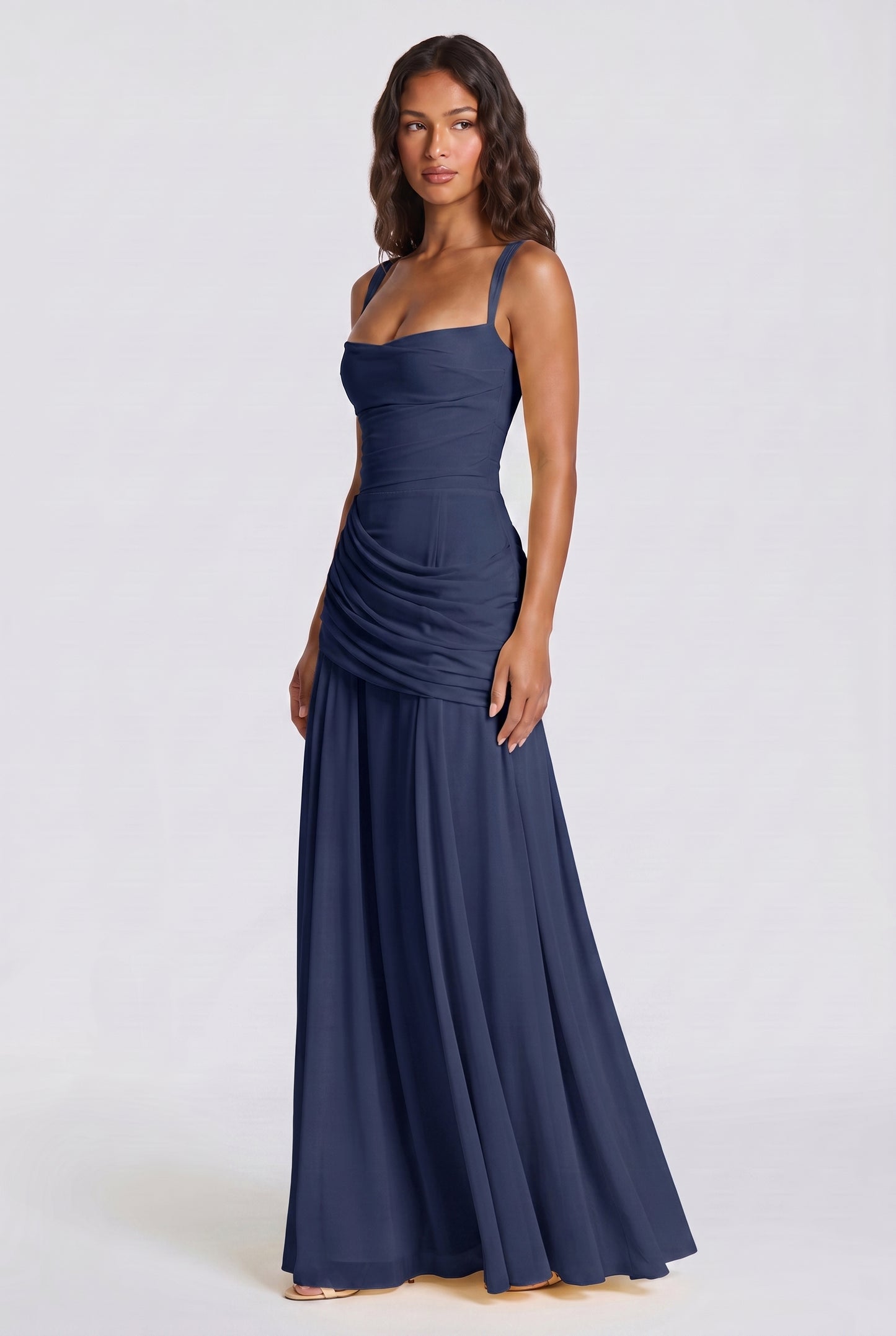 Megan | Flowing Romantic Maxi Dress