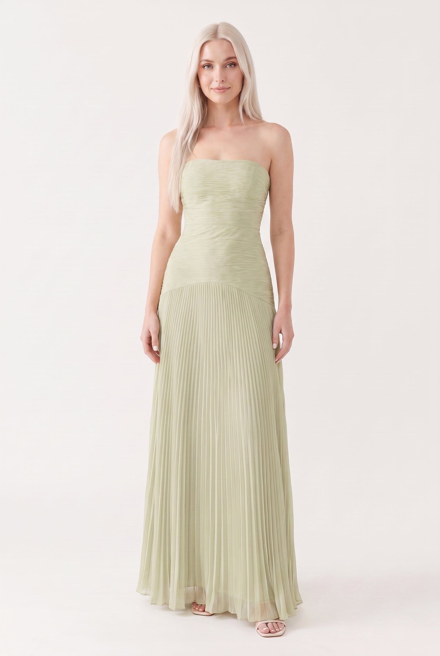 Megan | Sage Green Maxi Dress
