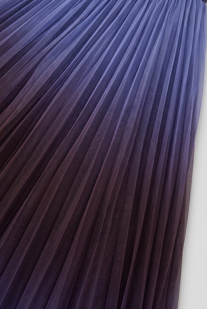 Megan | Gradient Ombre Halter Midi Dress