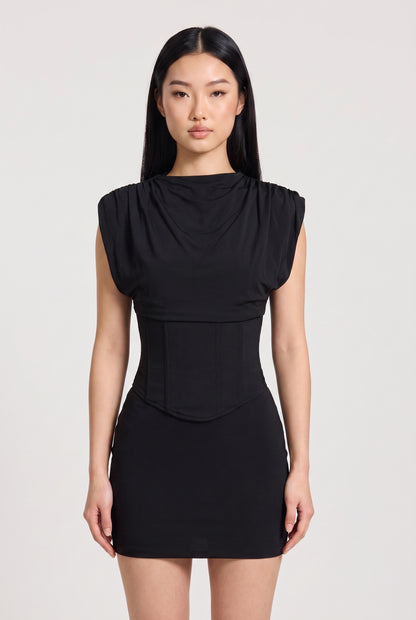 Megan | Sleeveless Corset Mini Dress