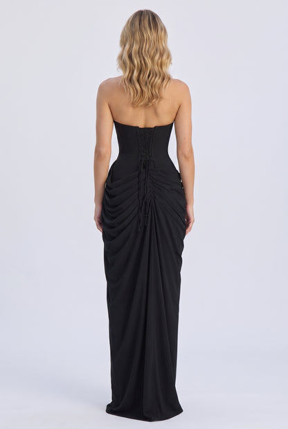 Megan | Splitted silhouette Maxi Dress
