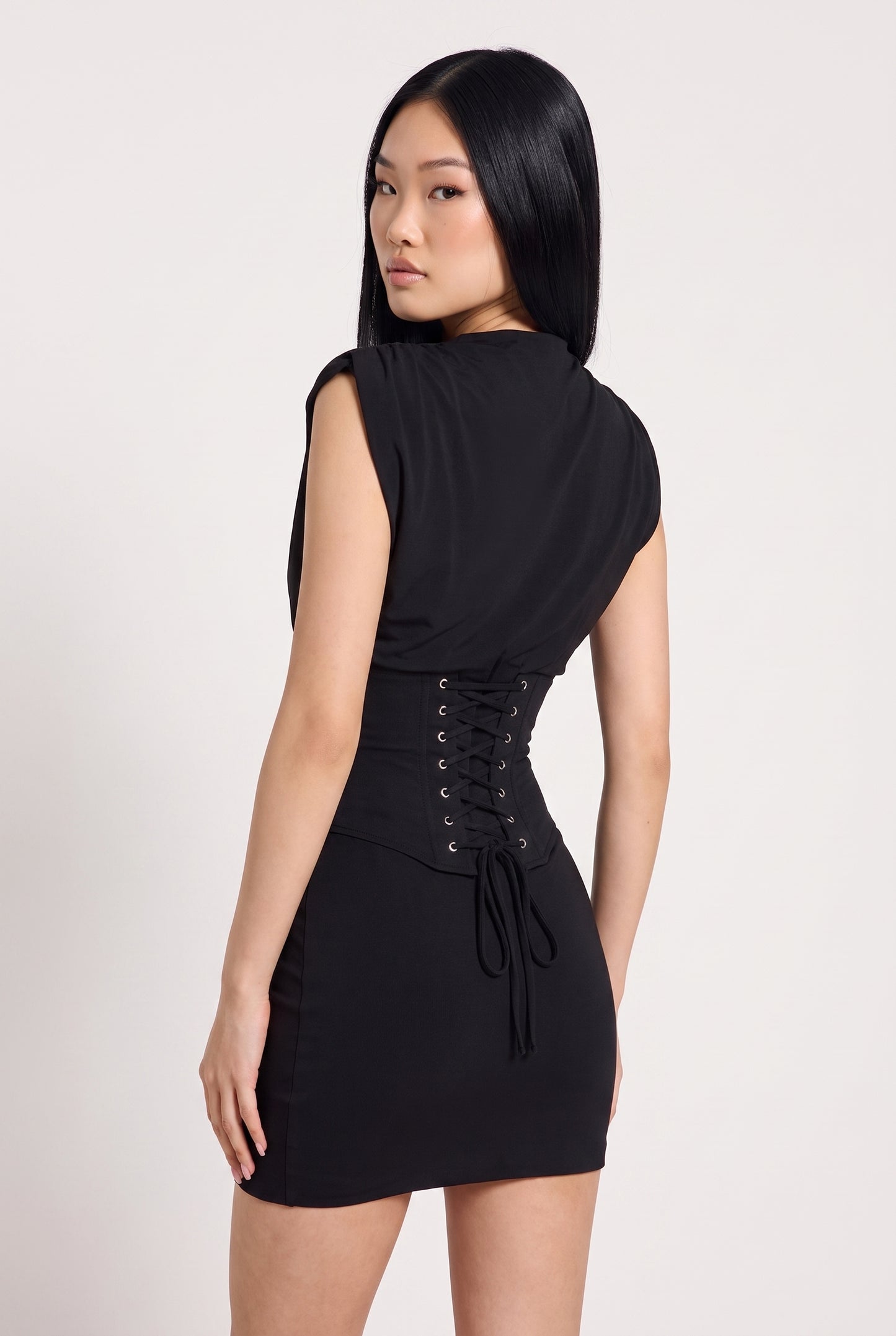 Megan | Sleeveless Corset Mini Dress
