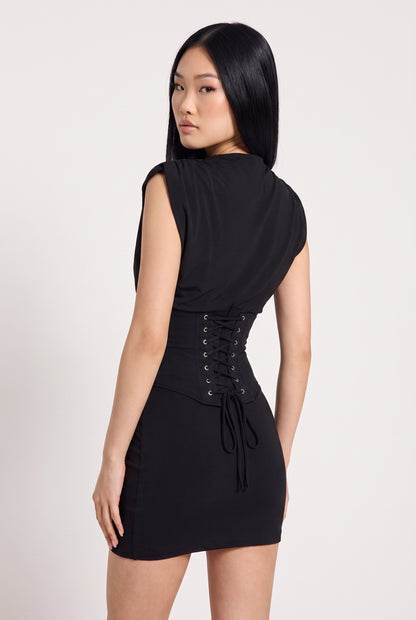 Megan | Sleeveless Corset Mini Dress