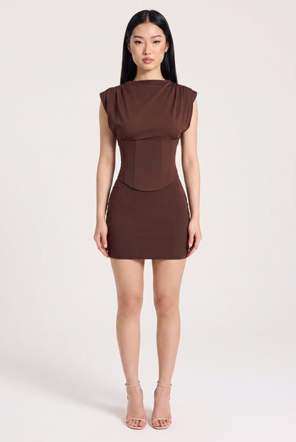 Megan | Sleeveless Corset Mini Dress