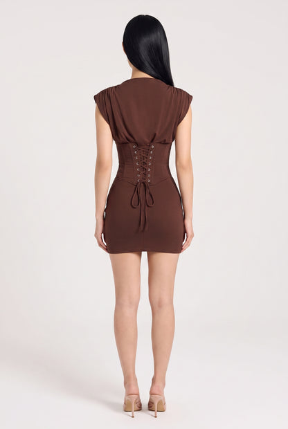 Megan | Sleeveless Corset Mini Dress