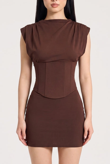 Megan | Sleeveless Corset Mini Dress