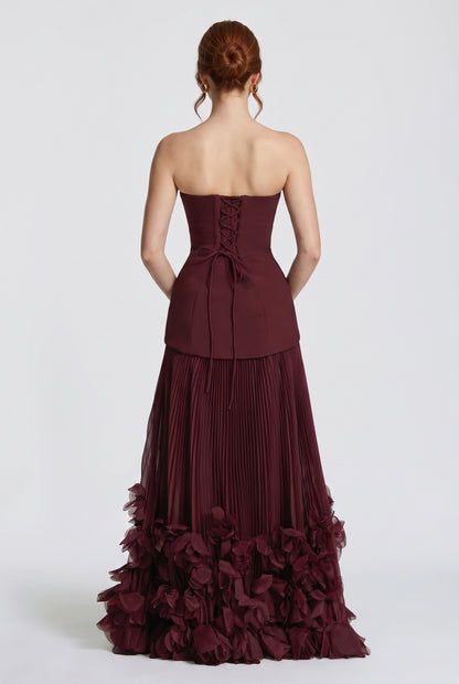 Megan | Elegant Evening Gown Maxi Dress