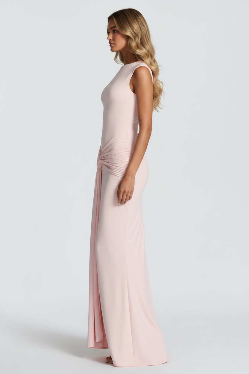 Megan | High Neck Elegant Maxi Dress