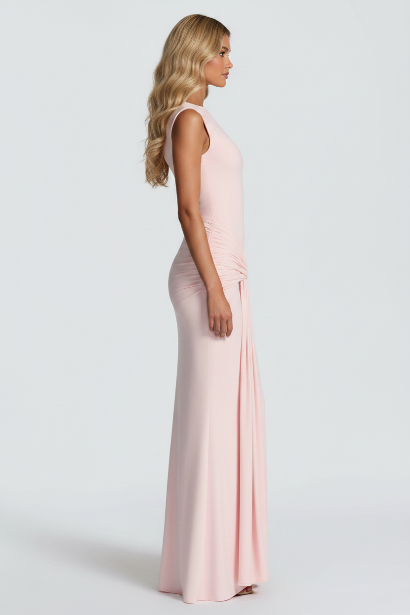 Megan | High Neck Elegant Maxi Dress