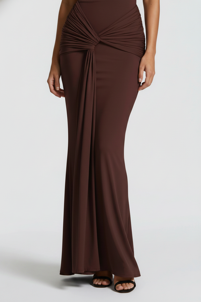 Megan | High Neck Elegant Maxi Dress
