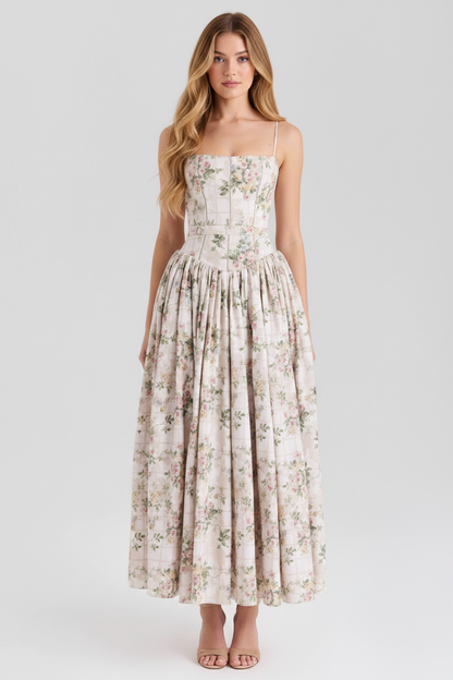 Megan | Printed Maxi Dress