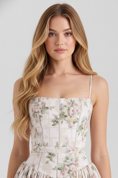 Megan | Printed Maxi Dress