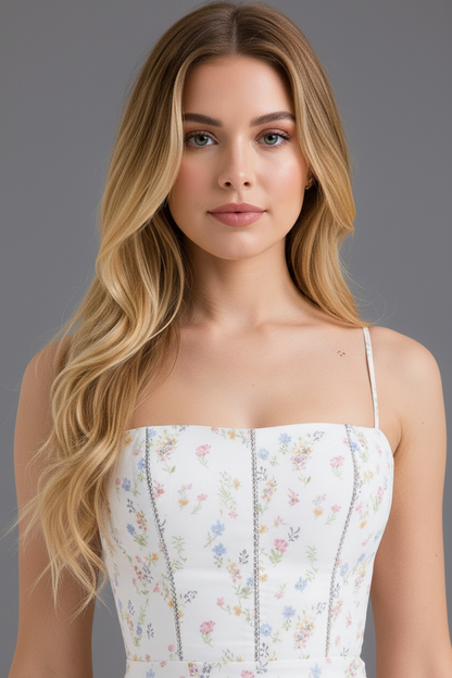 Megan | Printed Maxi Dress