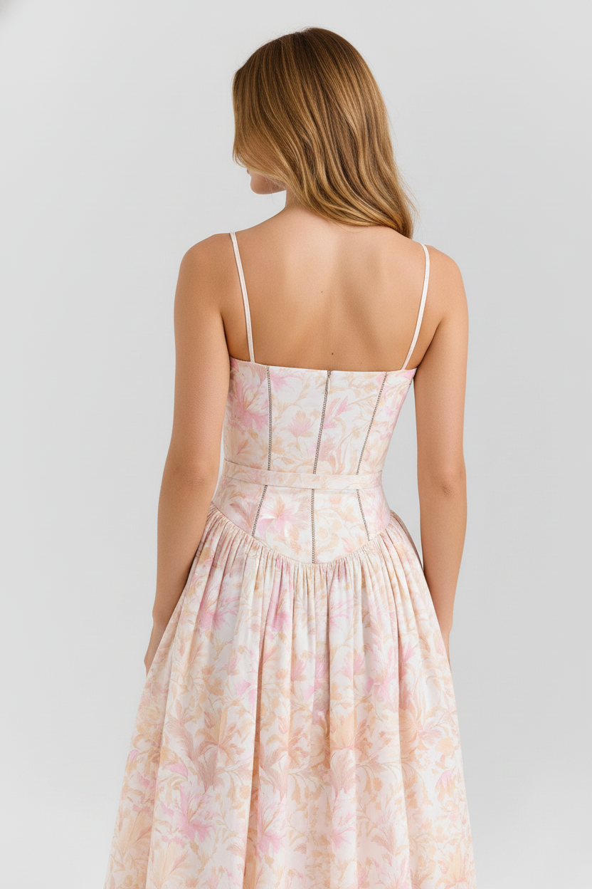 Megan | Printed Maxi Dress