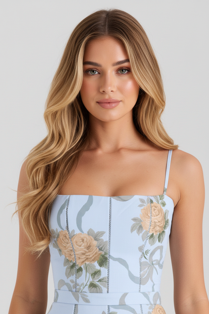 Megan | Printed Maxi Dress