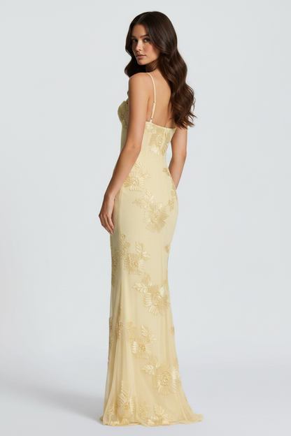 Megan | Formal Floral Maxi Dress