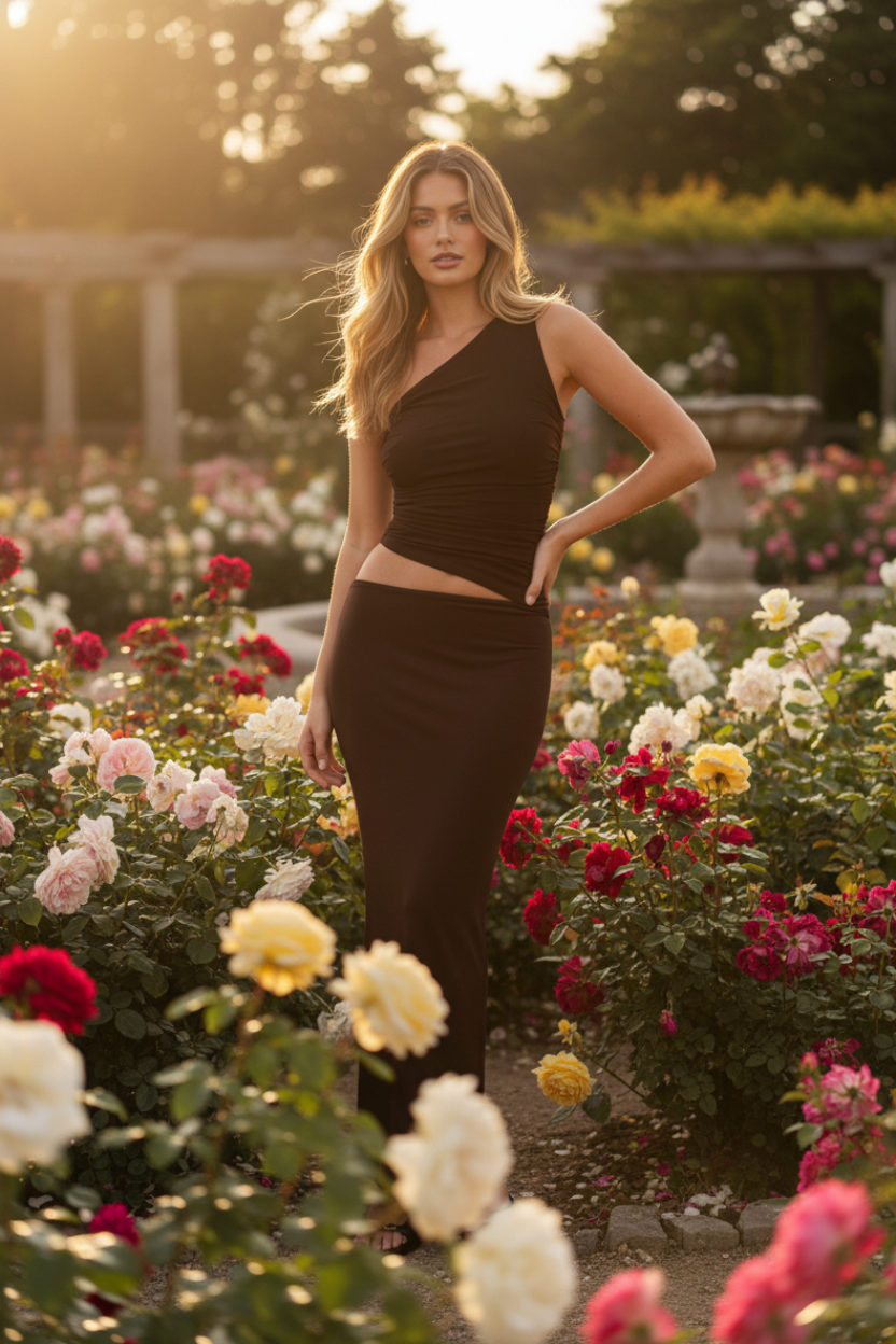 Megan | Asymmetrical Evening Dress
