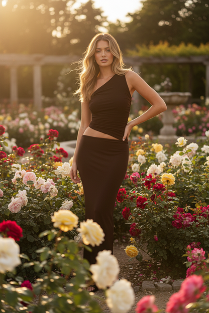 Megan | Asymmetrical Evening Dress