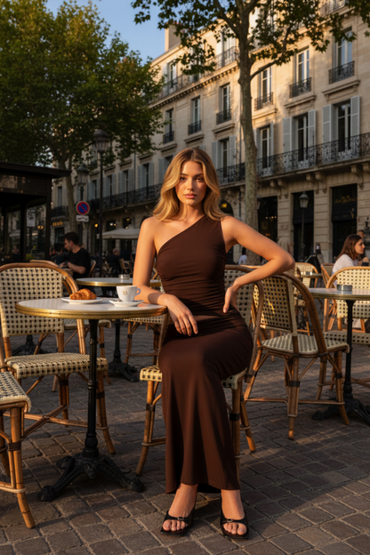 Megan | Asymmetrical Evening Dress