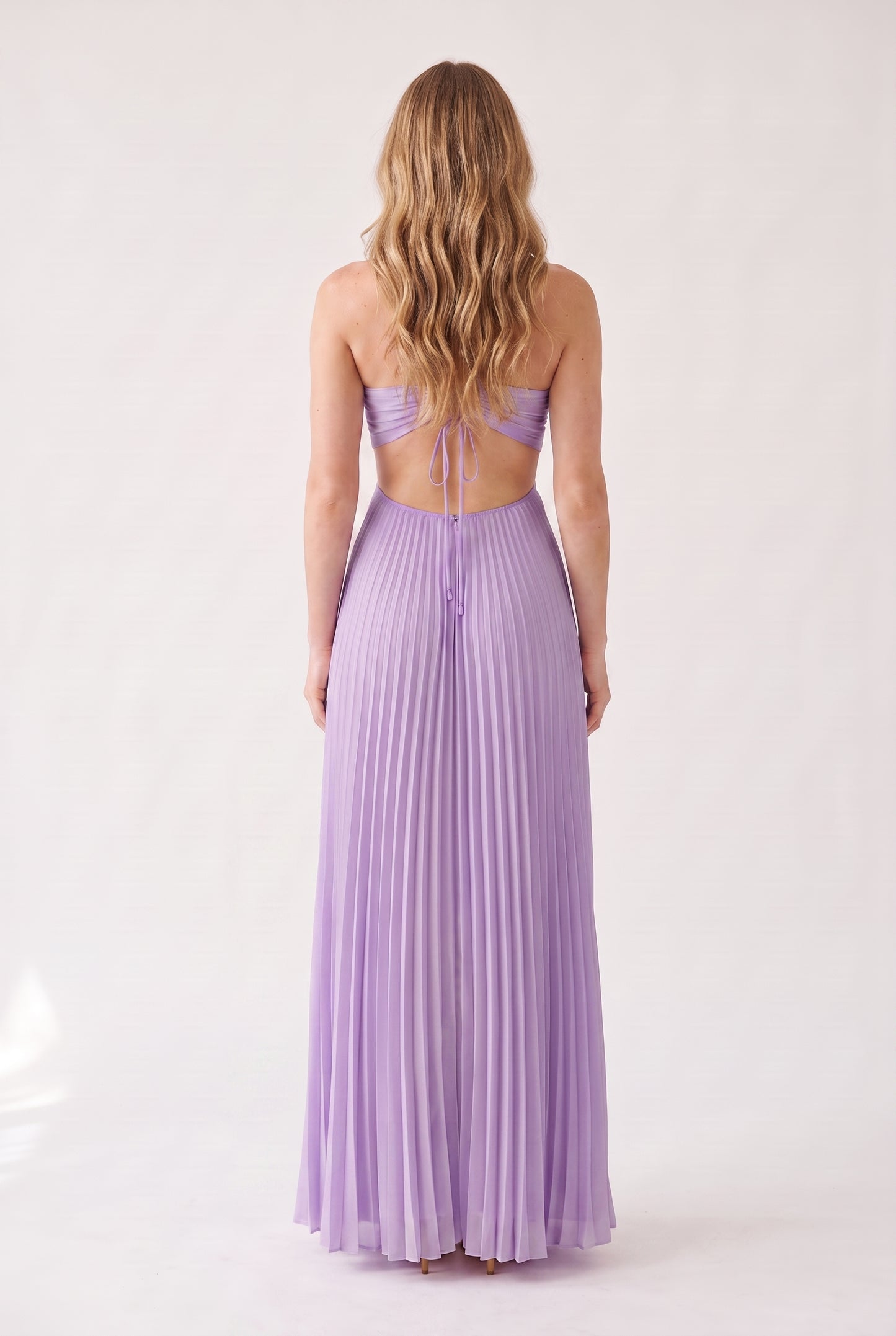 Megan | Halter Neckline Maxi Dress