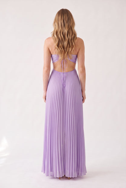 Megan | Halter Neckline Maxi Dress