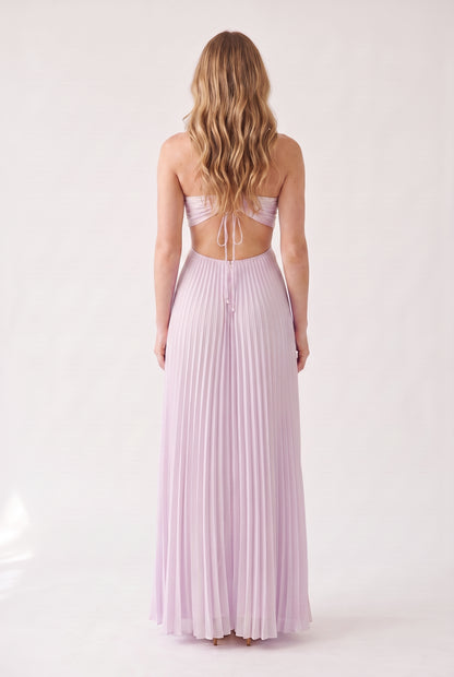 Megan | Halter Neckline Maxi Dress