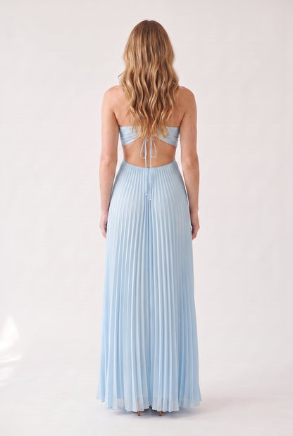 Megan | Halter Neckline Maxi Dress