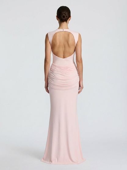 Megan | High Neck Elegant Maxi Dress