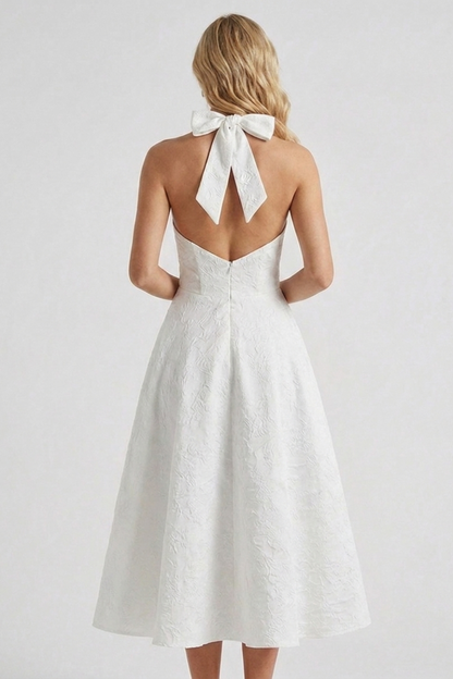 Megan | Structured Corset Midi Dress