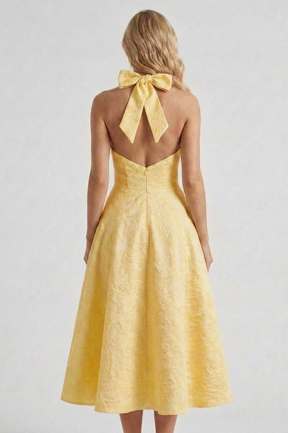 Megan | Structured Corset Midi Dress