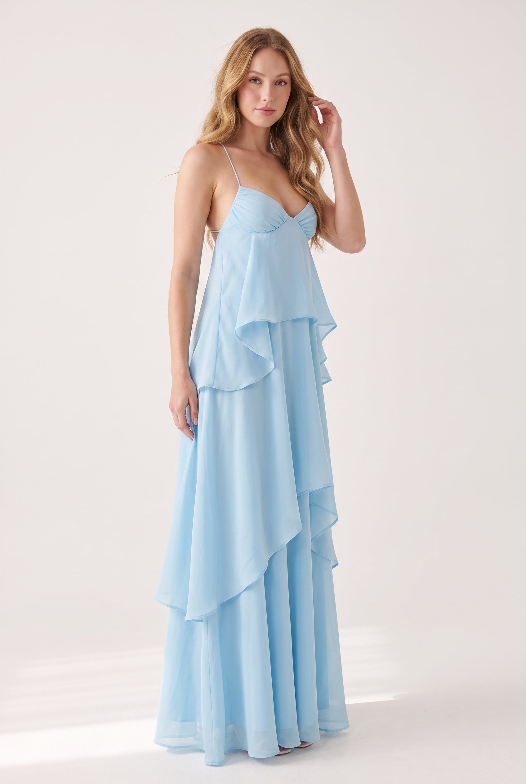 Megan Layers Maxi Dress - front