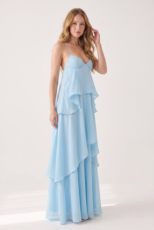 Megan Layers Maxi Dress - front