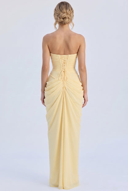 Megan | Splitted silhouette Maxi Dress