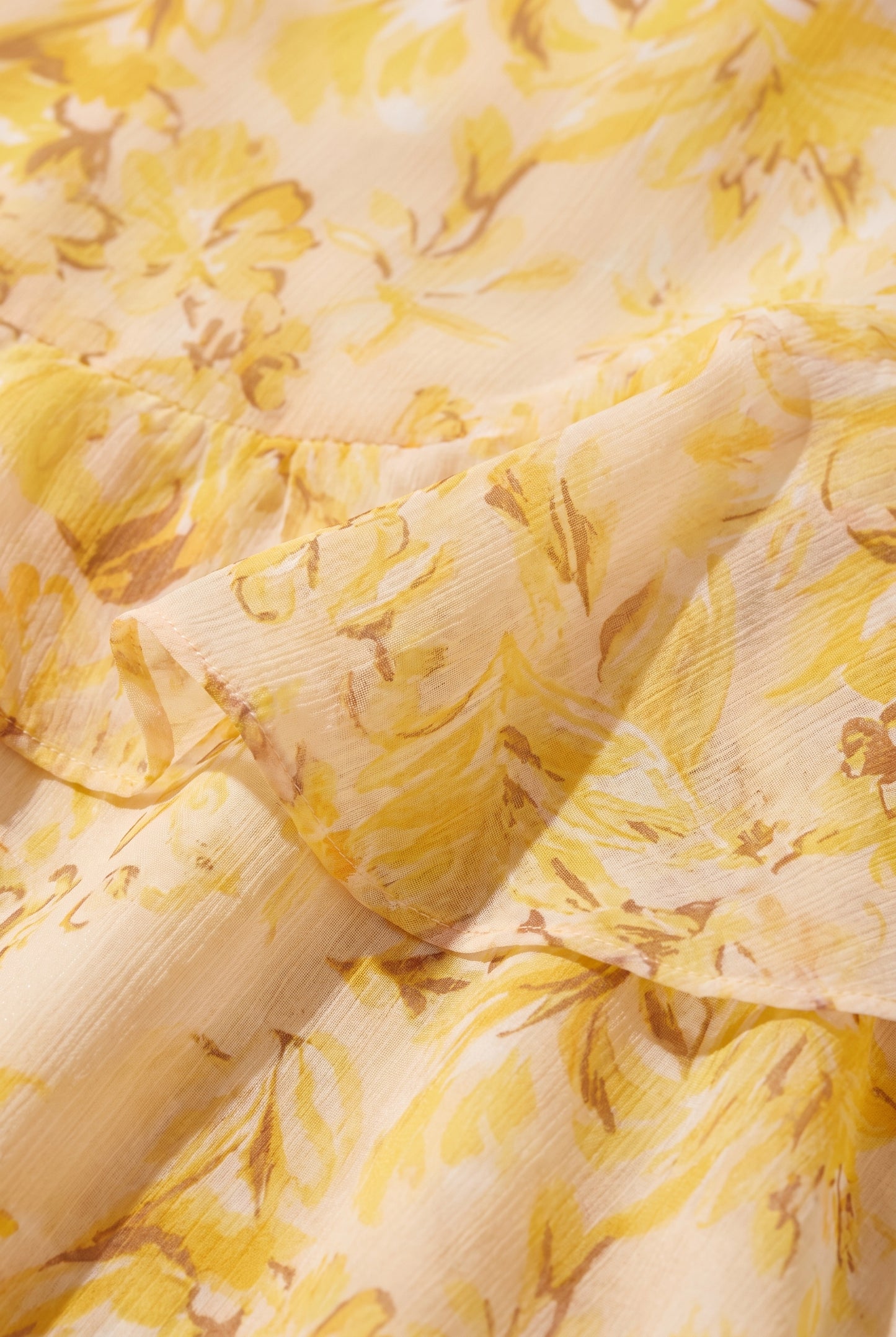 Megan | Floral Ruffle Maxi Dress