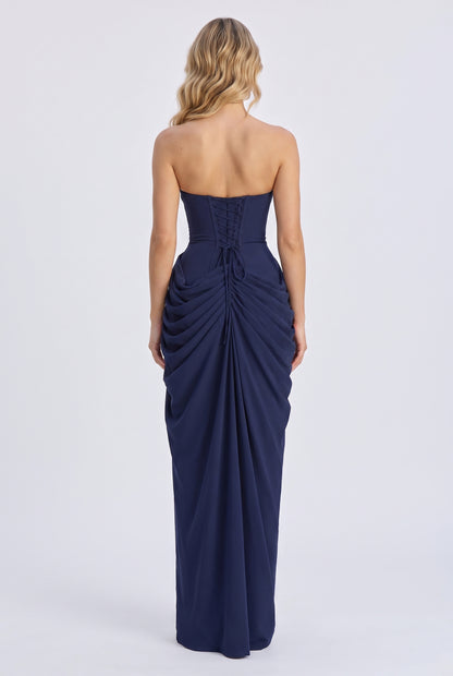 Megan | Splitted silhouette Maxi Dress