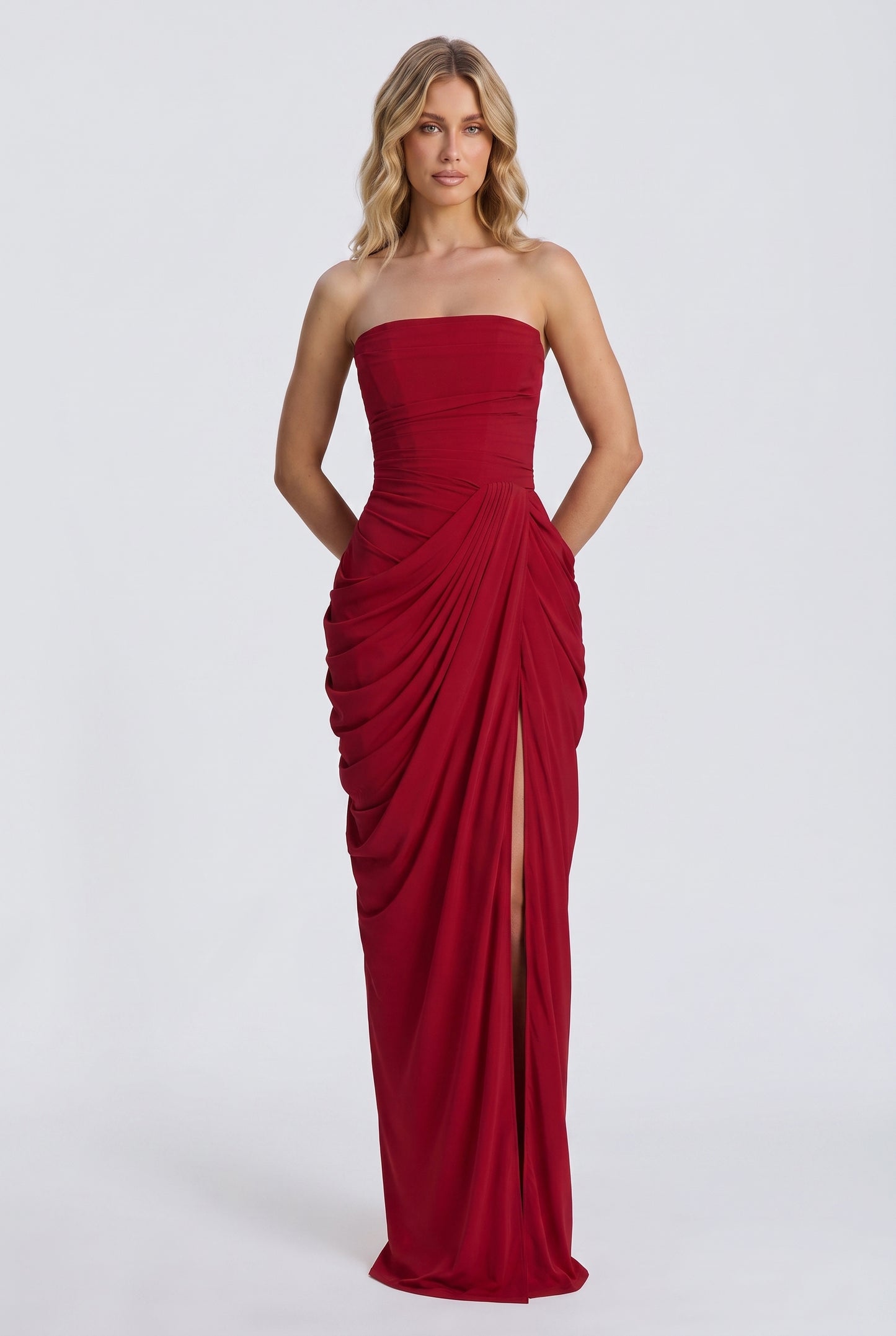 Megan | Splitted silhouette Maxi Dress