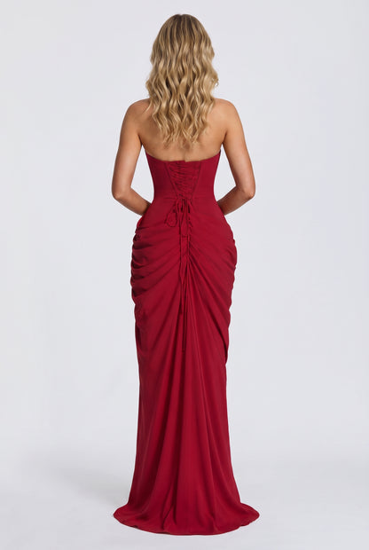 Megan | Splitted silhouette Maxi Dress
