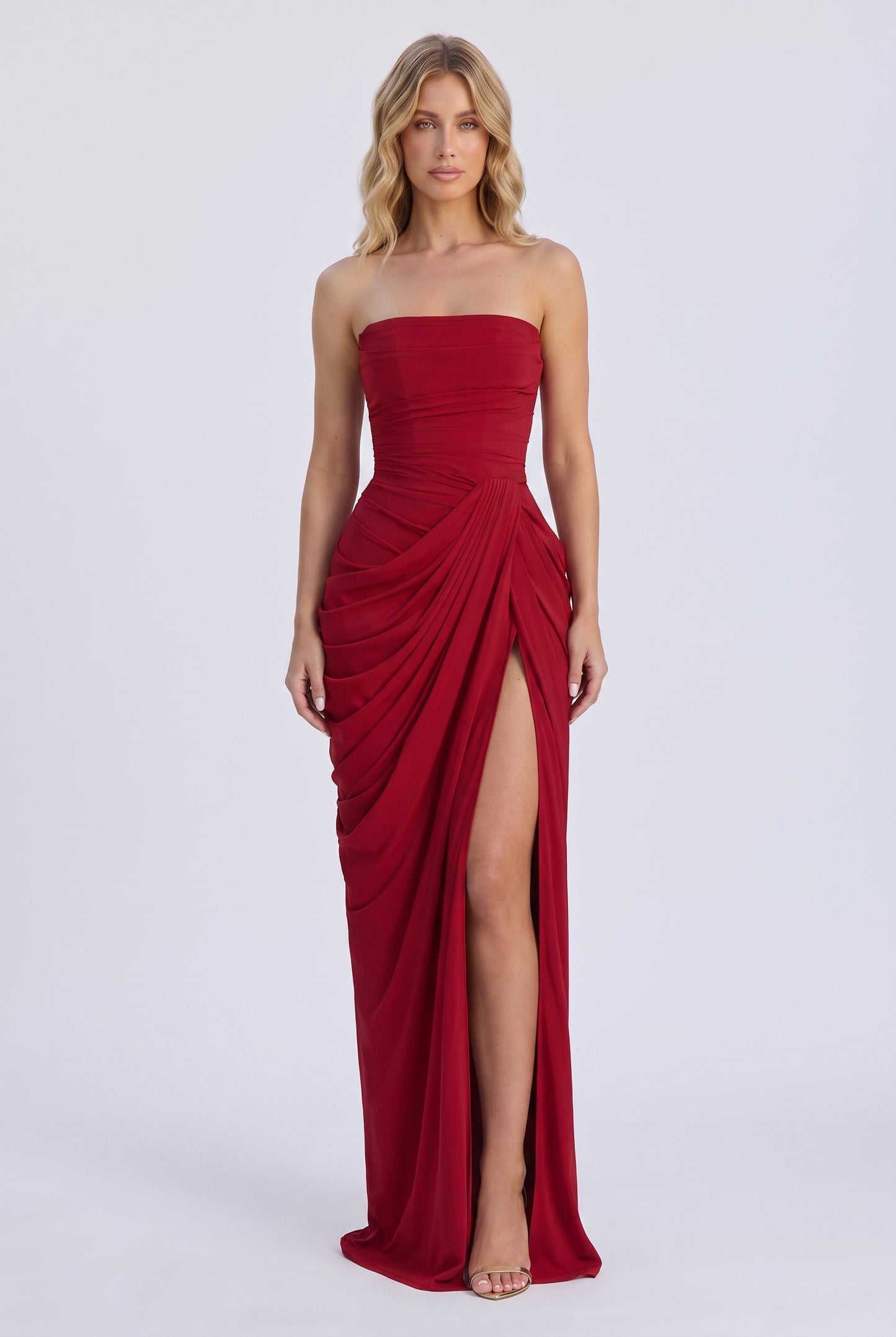 Megan | Splitted silhouette Maxi Dress