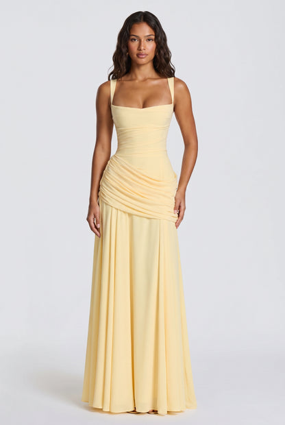 Megan | Flowing Romantic Maxi Dress