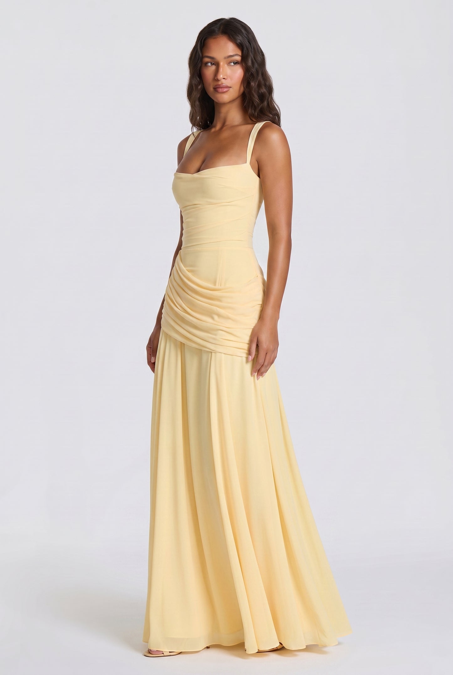 Megan | Flowing Romantic Maxi Dress