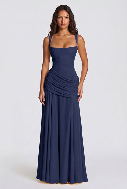 Megan | Flowing Romantic Maxi Dress