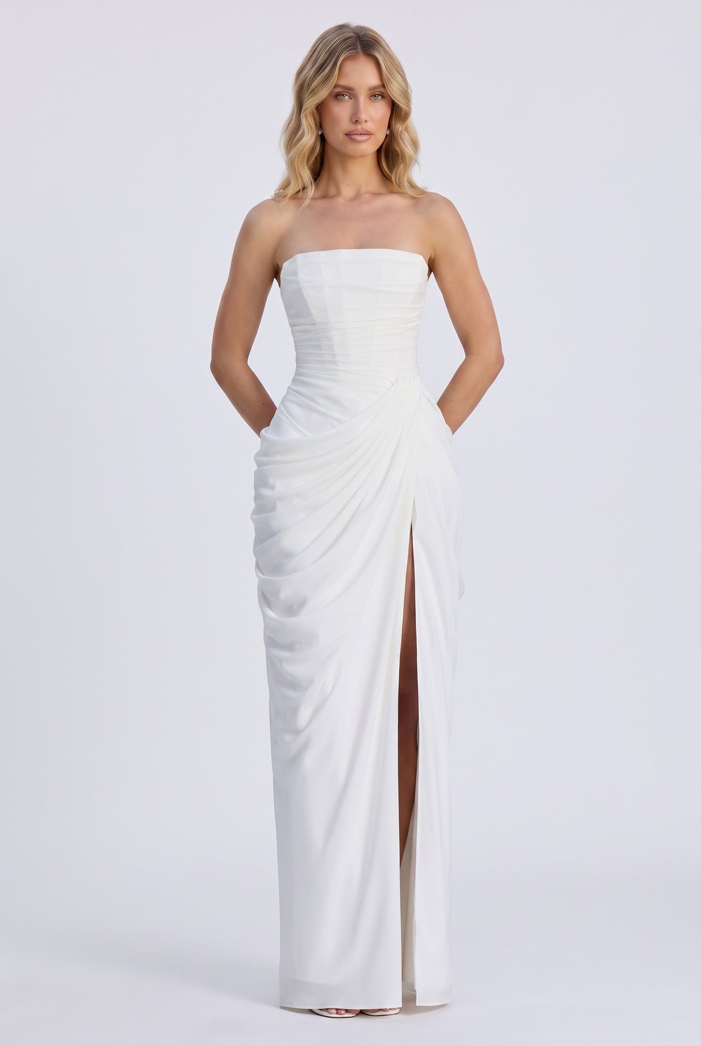 Megan | Splitted silhouette Maxi Dress