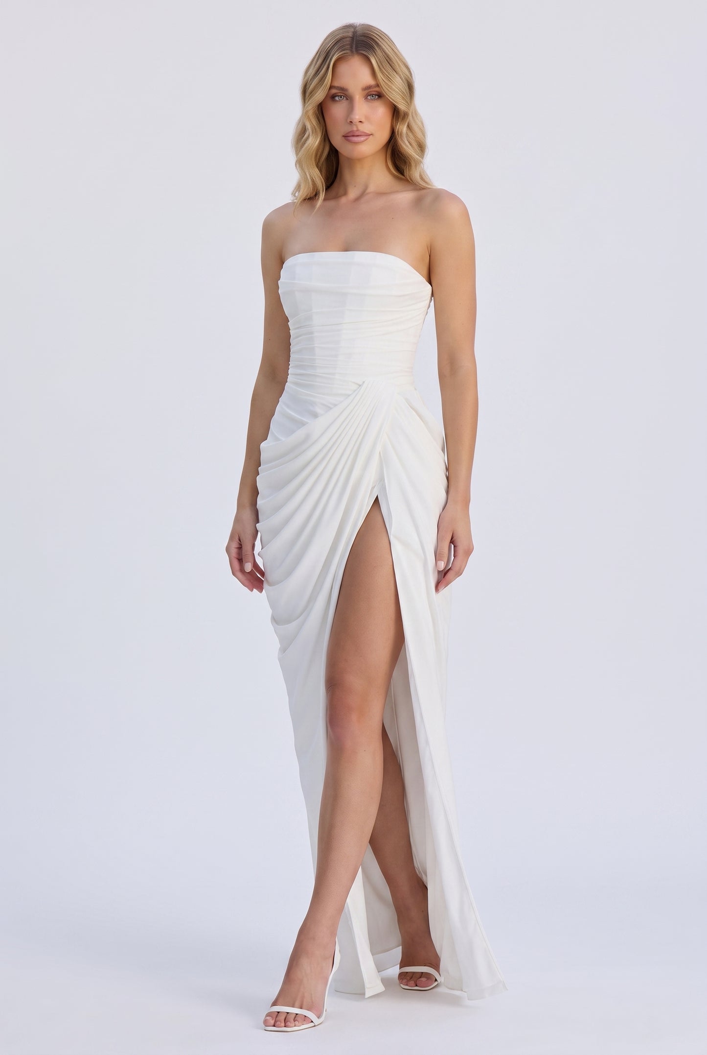 Megan | Splitted silhouette Maxi Dress