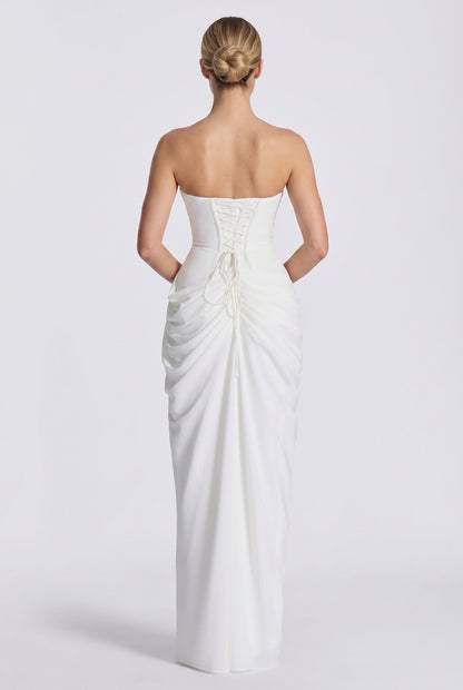 Megan | Splitted silhouette Maxi Dress