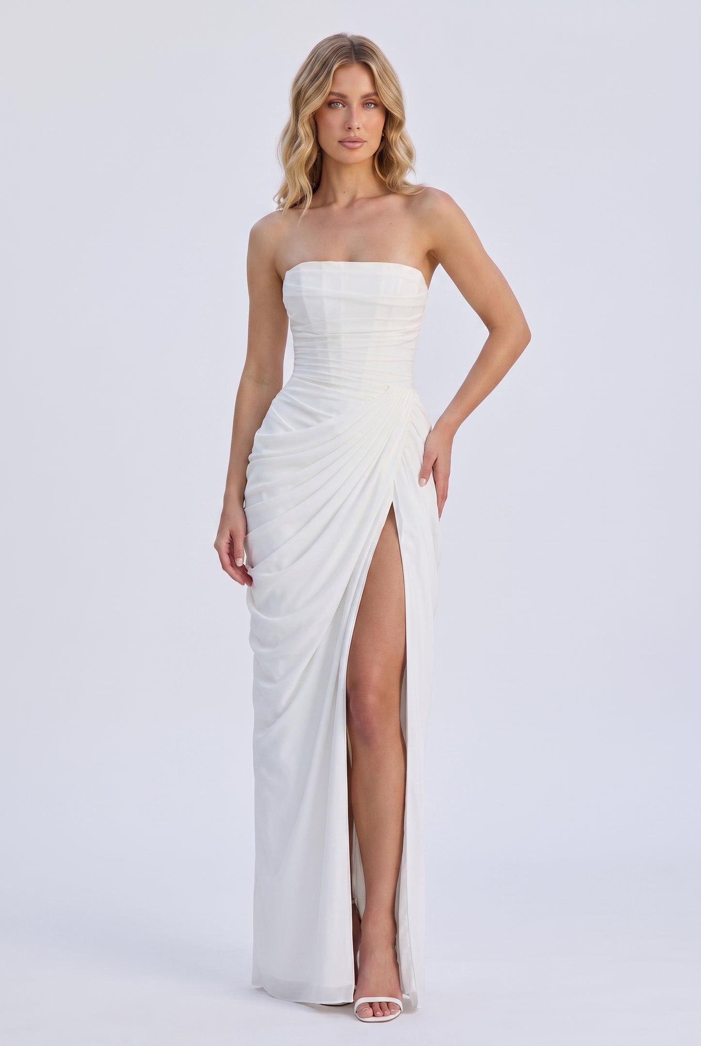 Megan | Splitted silhouette Maxi Dress