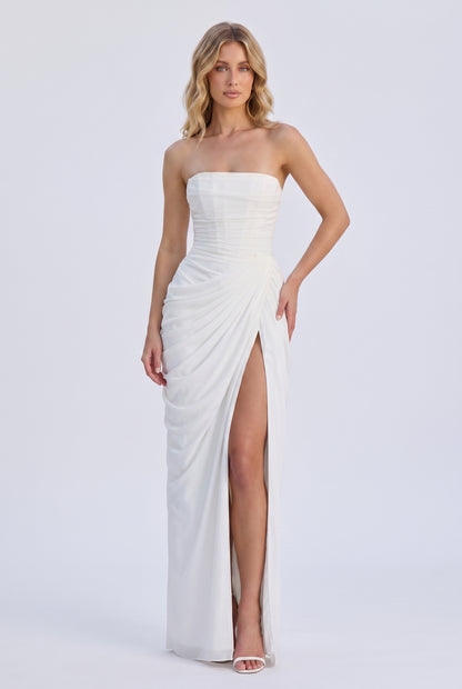 Megan | Splitted silhouette Maxi Dress